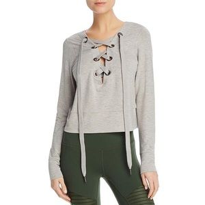 Alo yoga “ideal” long sleeve top Grey Small